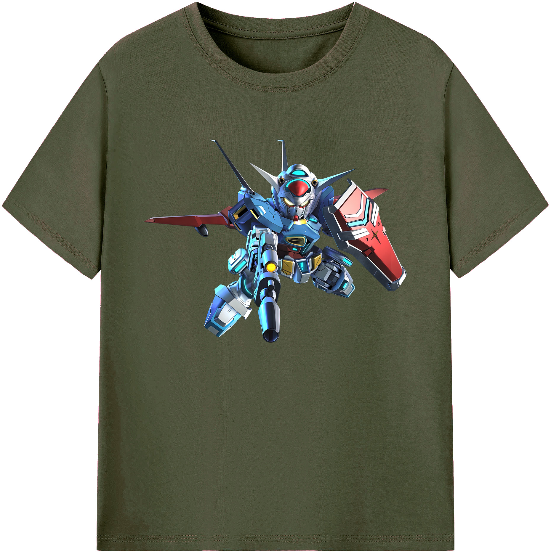 （画像用） 機動戦士ガンダム Mobile Suit Gundam 綿100％ メンズ半袖Tシャツ｜肌触りやわらか＆通気性